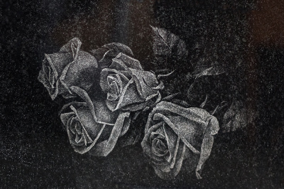 Розы теневые (ручная гравировка) Гр-18 Цветы и ветви