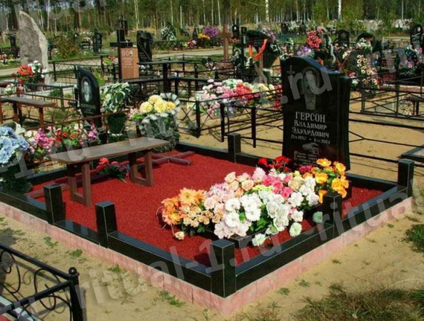 Ландшафтный дизайн могил на кладбище — дизайнерское оформление могилы