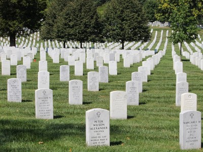 Кладбище в США